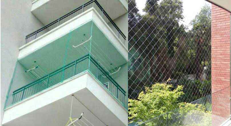 Balcony Safety Nets in Lakdikapul 
